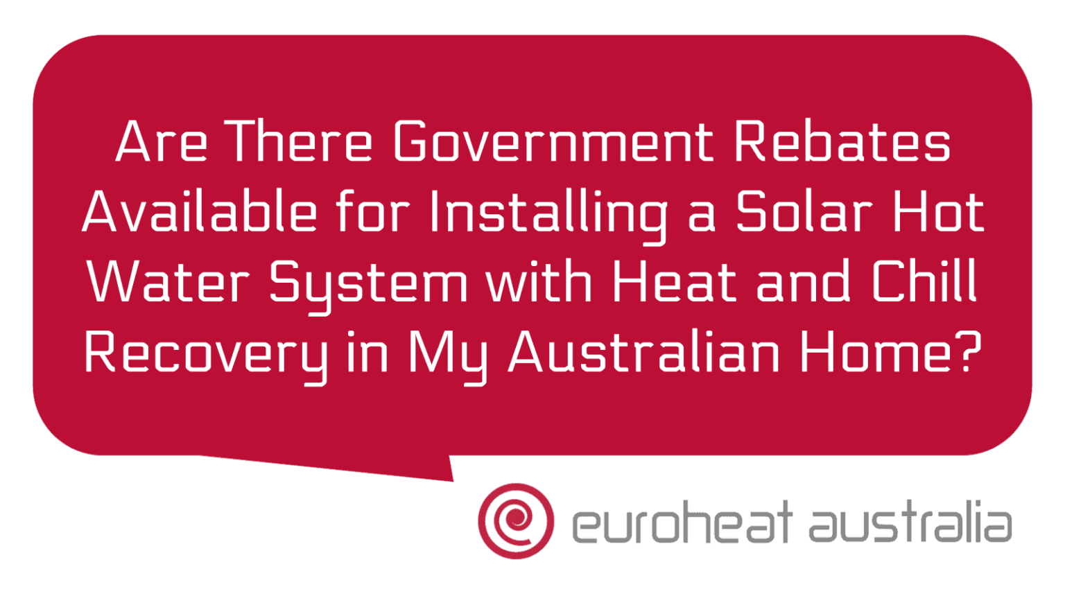 Queensland Government Solar Hot Water Rebate