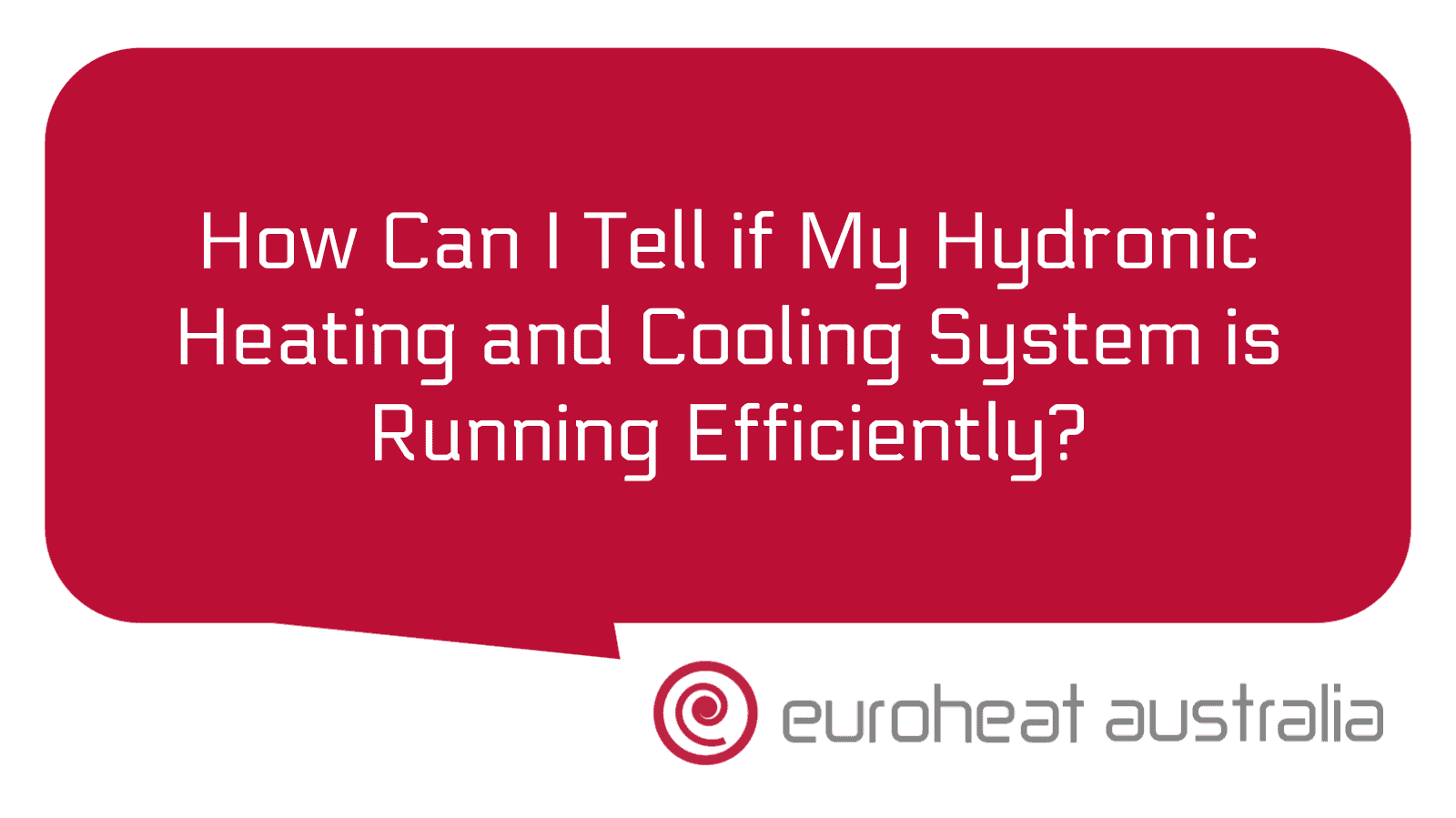 How Can I Tell if My Hydronic Heating and Cooling System is Running